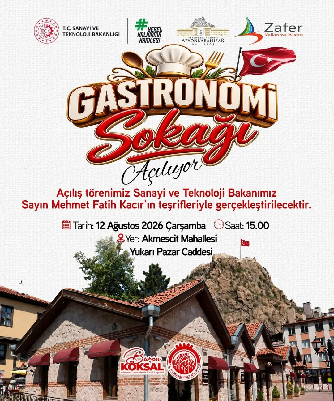 Afyonkarahisar'da Gastronomi Sokağı Açılıyor!