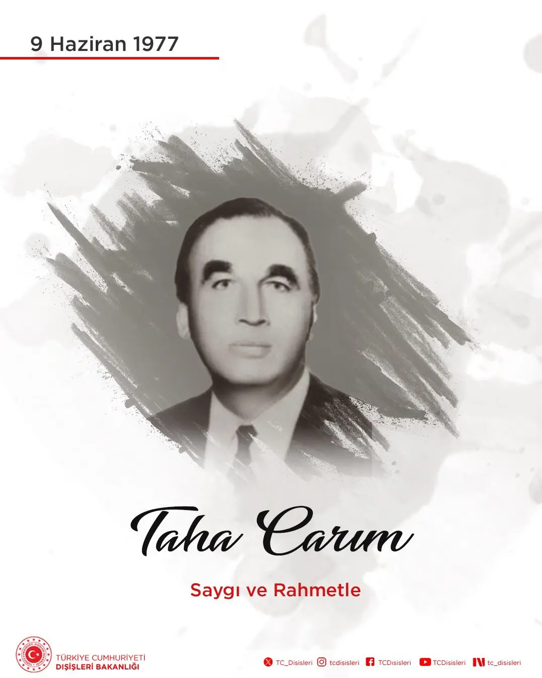 Vatikandaki Büyükelçi Taha Carım'ı Anıyoruz