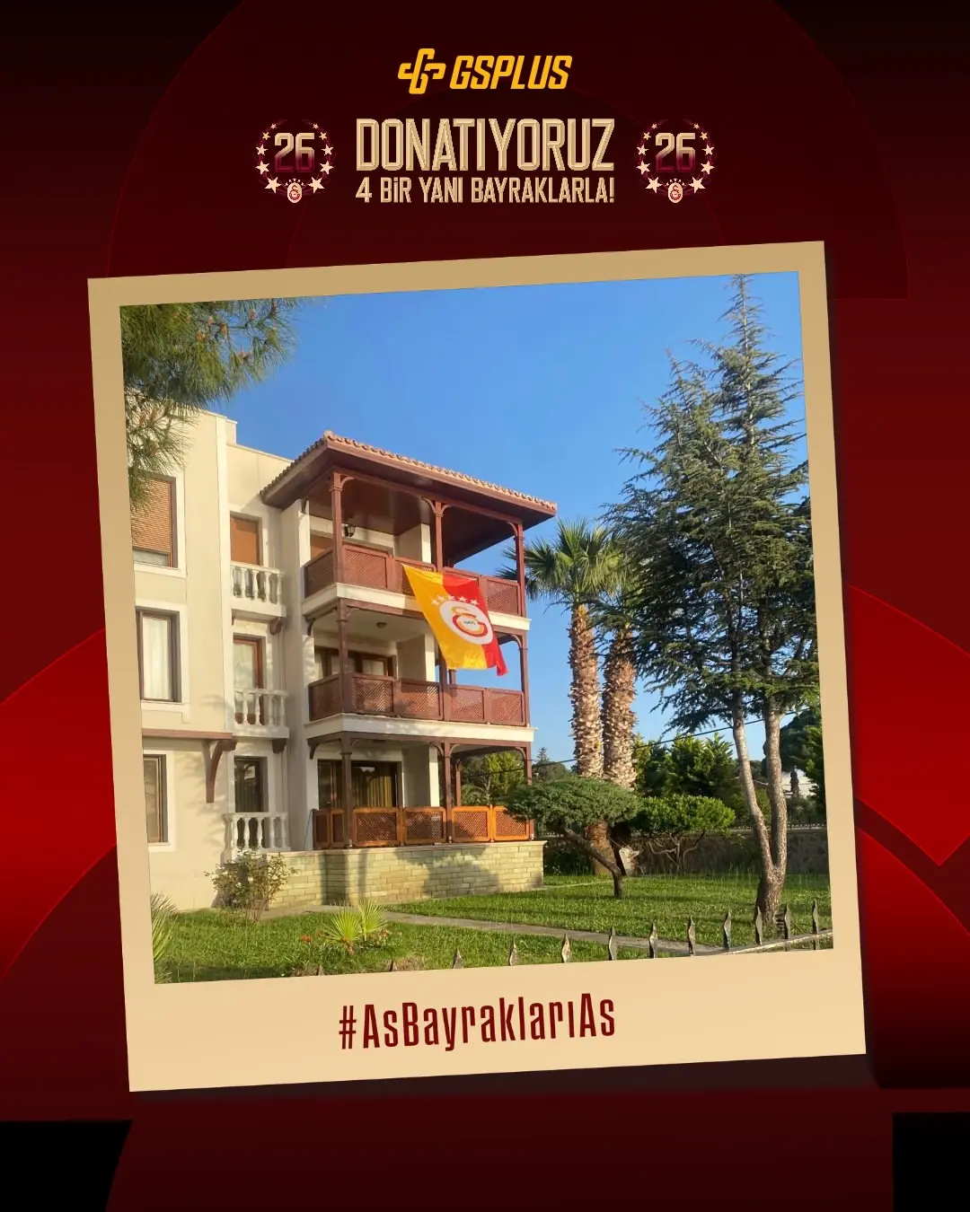 Galatasaray, Bayrak Asma Kampanyasını Duyurdu