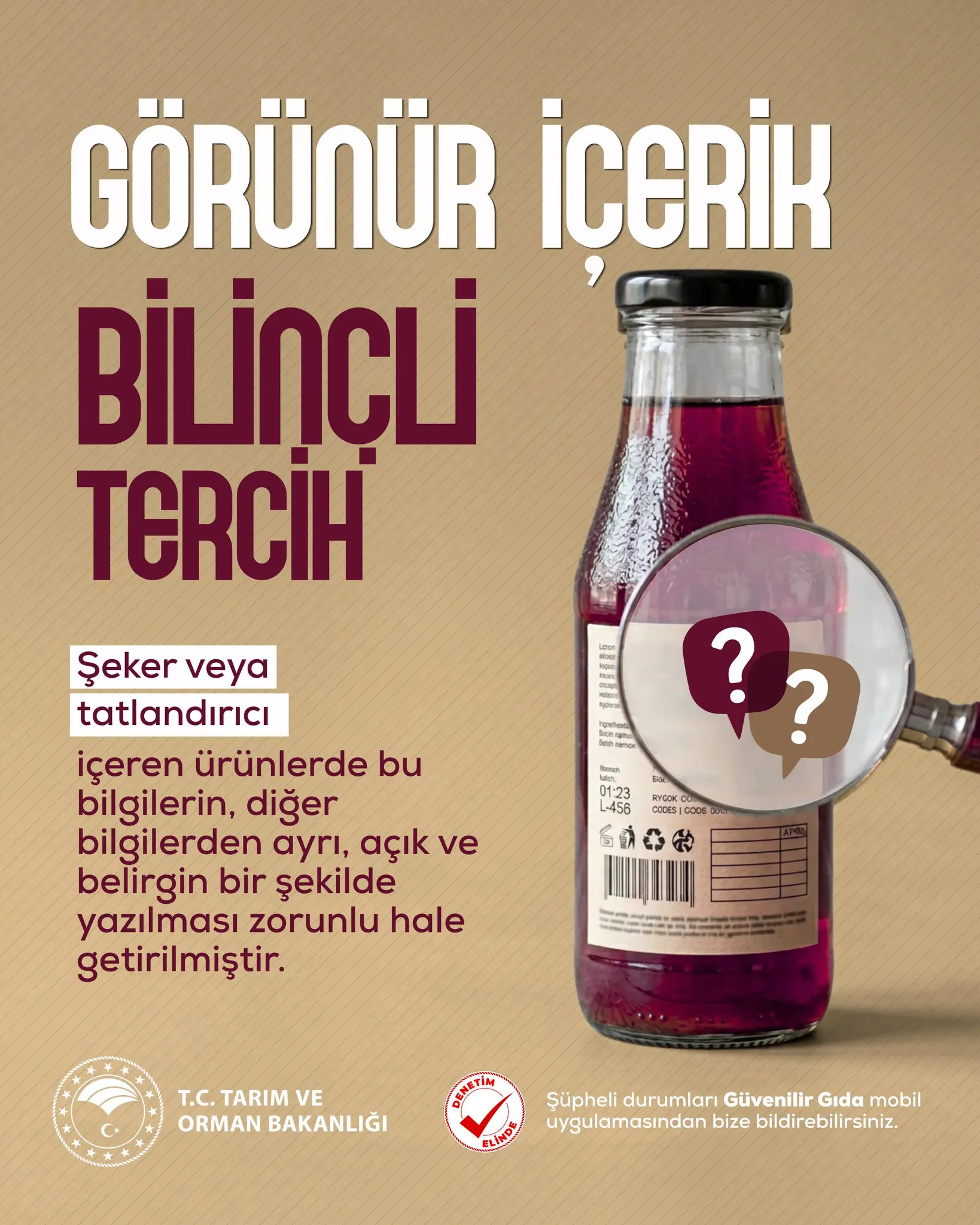 Gıda ürünlerinde şeker bilgisi zorunlu hale geldi
