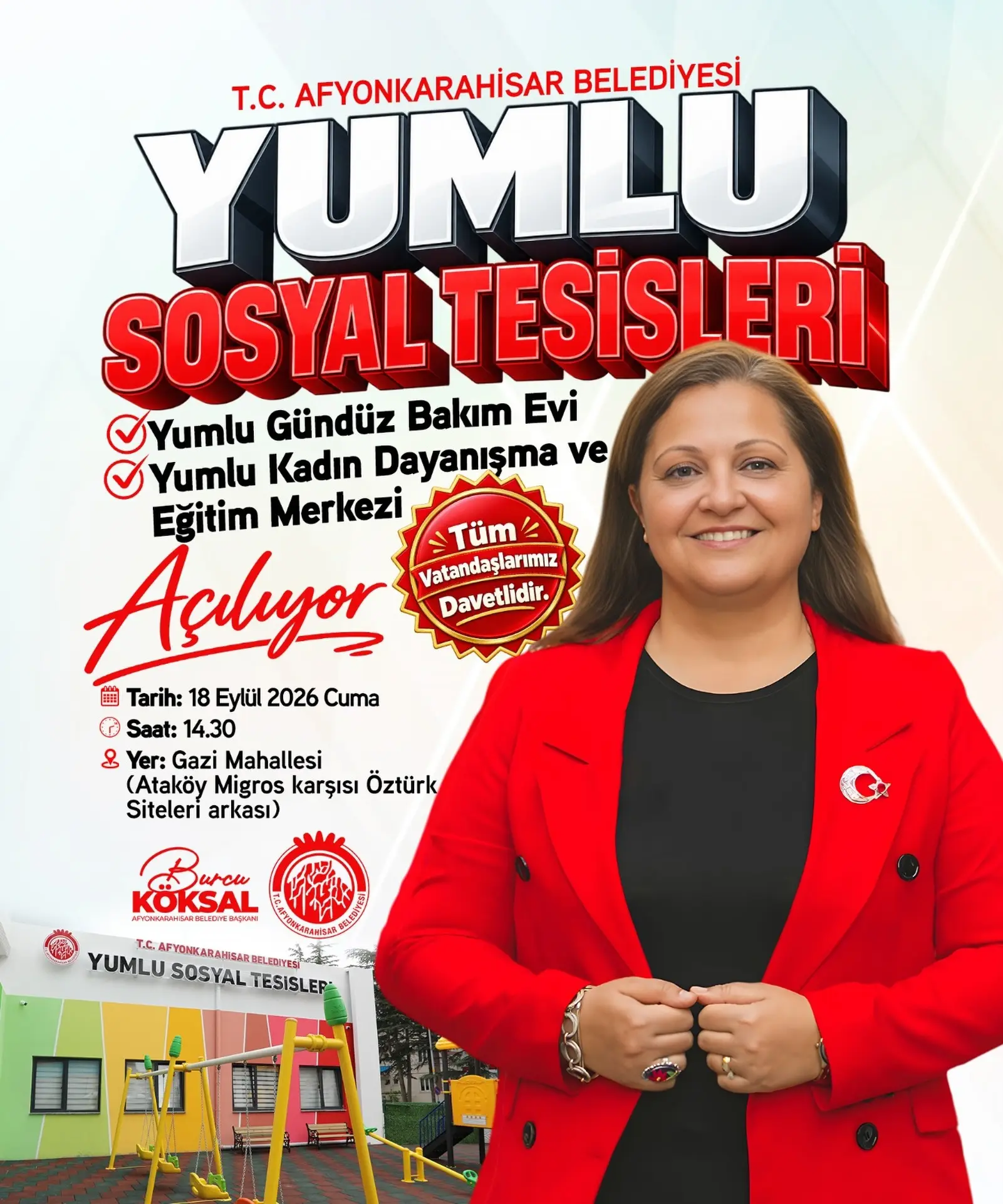 Yumlu Sosyal Tesisleri açılıyor