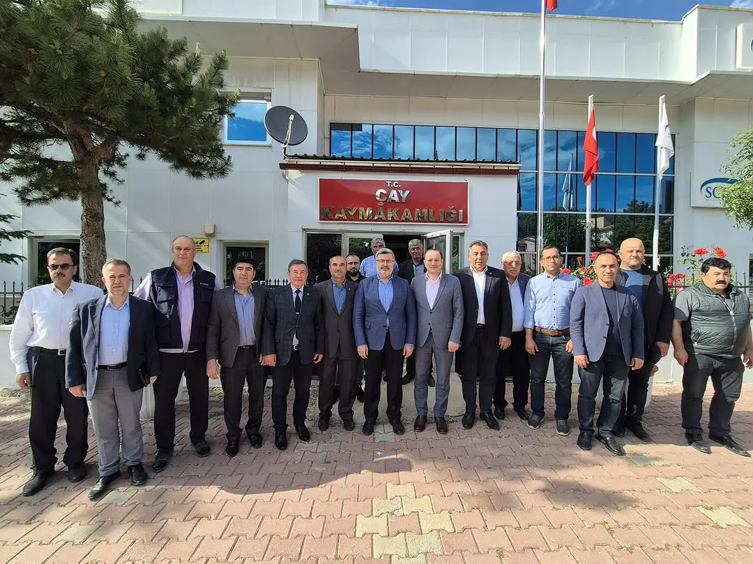 Çay Kaymakamı ile verimli istişare gerçekleştirildi