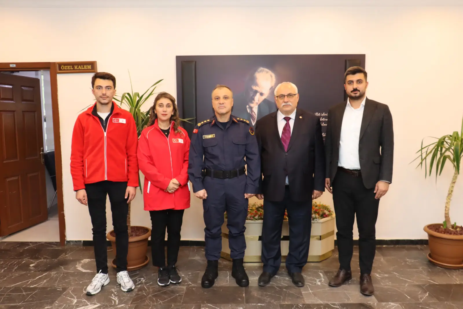 Jandarma Komutanı Uğur Başkonak'a Ziyaret Gerçekleşti
