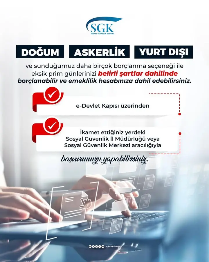 Isparta SGK'dan eksik prim günleri için duyuru