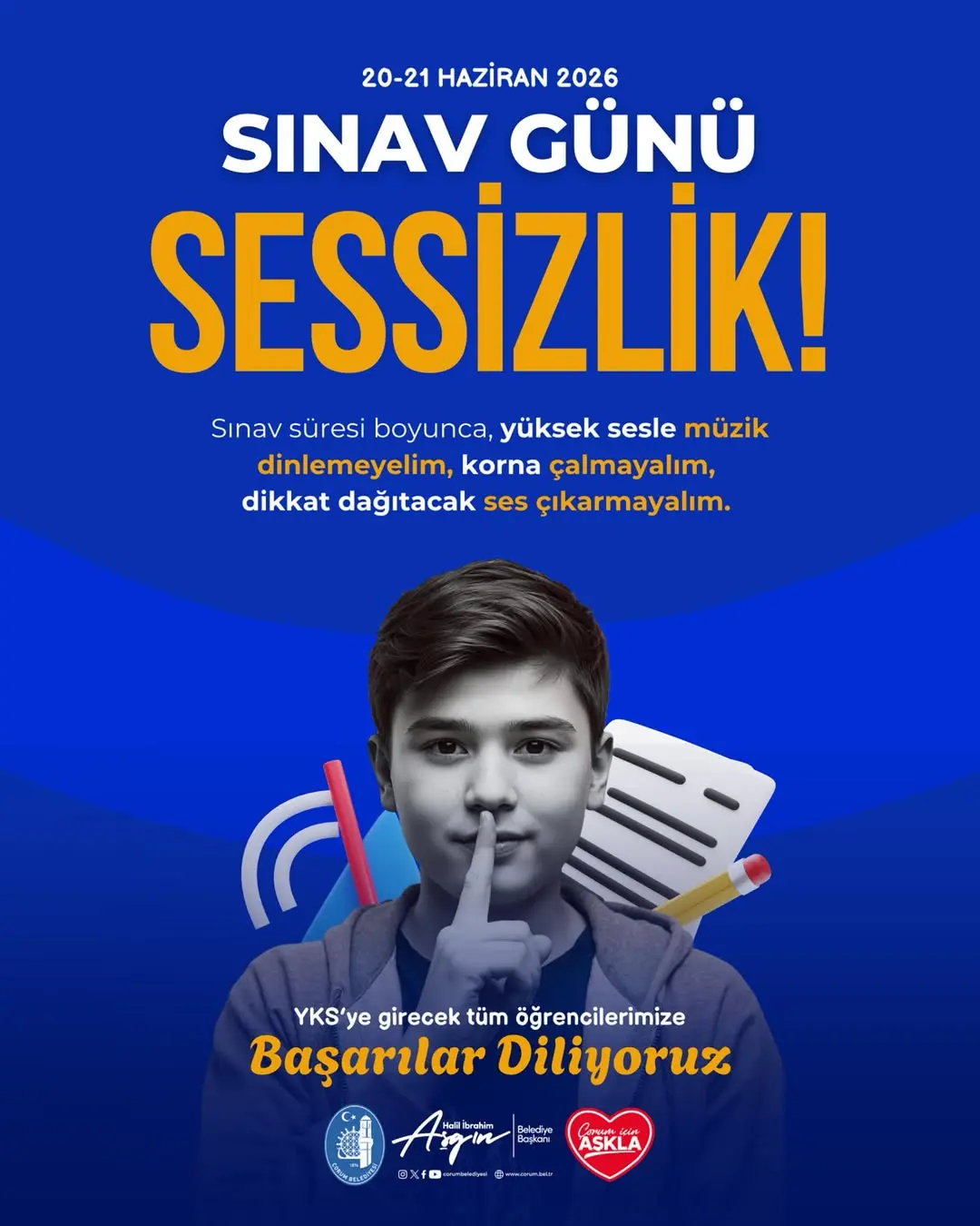 YKS İçin Çalışmalara Ara Verildi