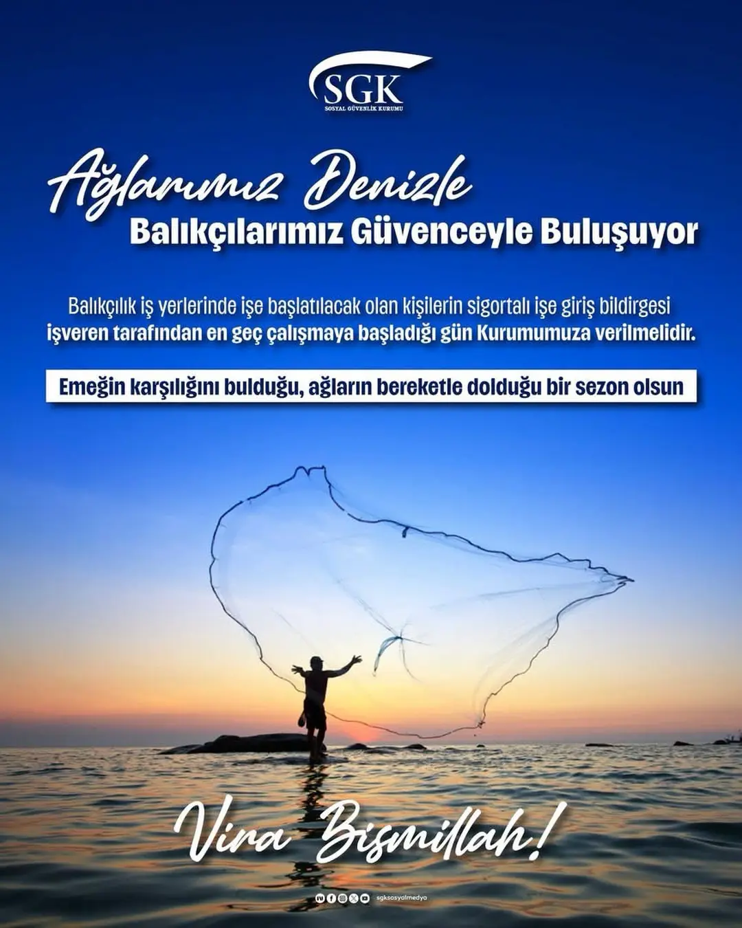 Afyonkarahisar Sgk İl Müdürlüğü'nden Müjdeli Haber: Ağlarımız denizle, balıkçılarımız güvenceyle buluşuyor