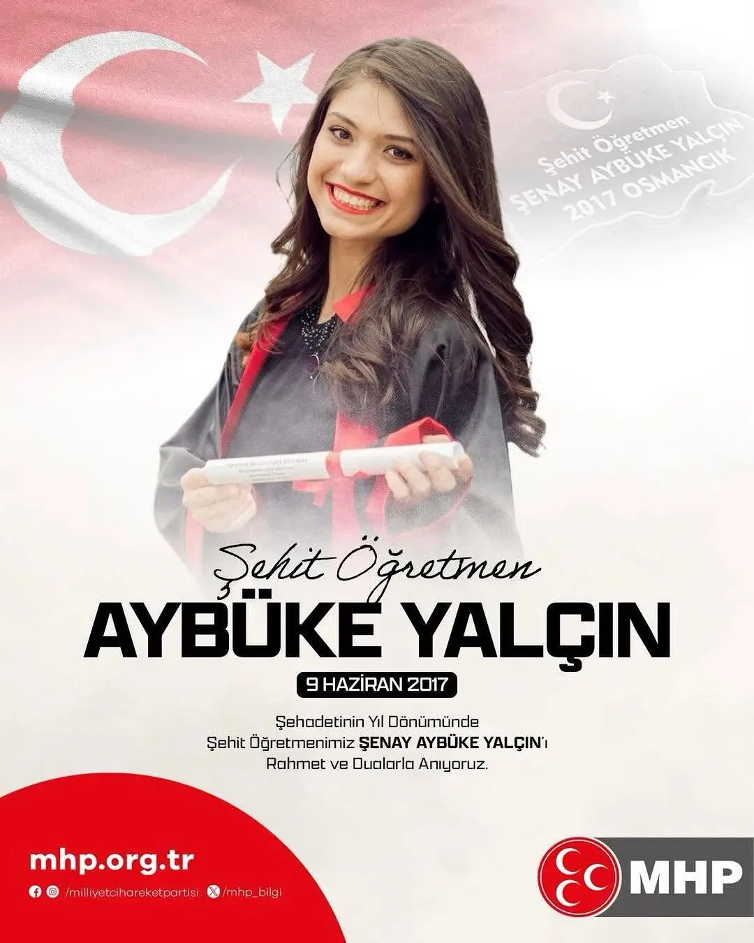 Şehit Öğretmen Şenay Aybüke Yalçın'ı Rahmet ve Dualarla Anıyoruz