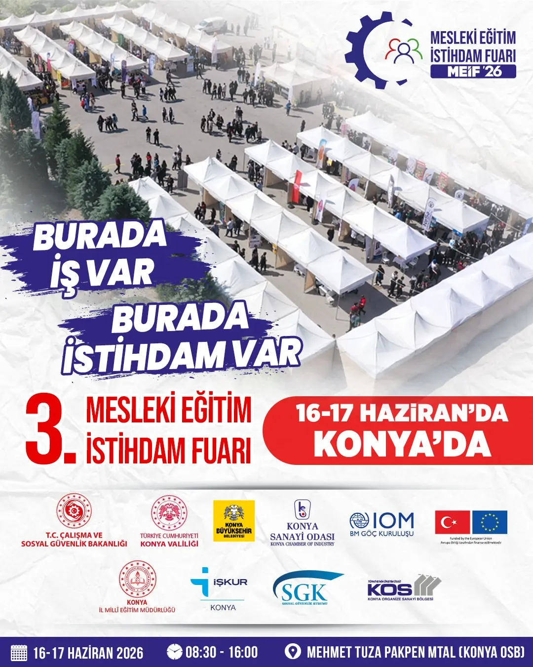 3. Mesleki Eğitim İstihdam Fuarı Başlıyor