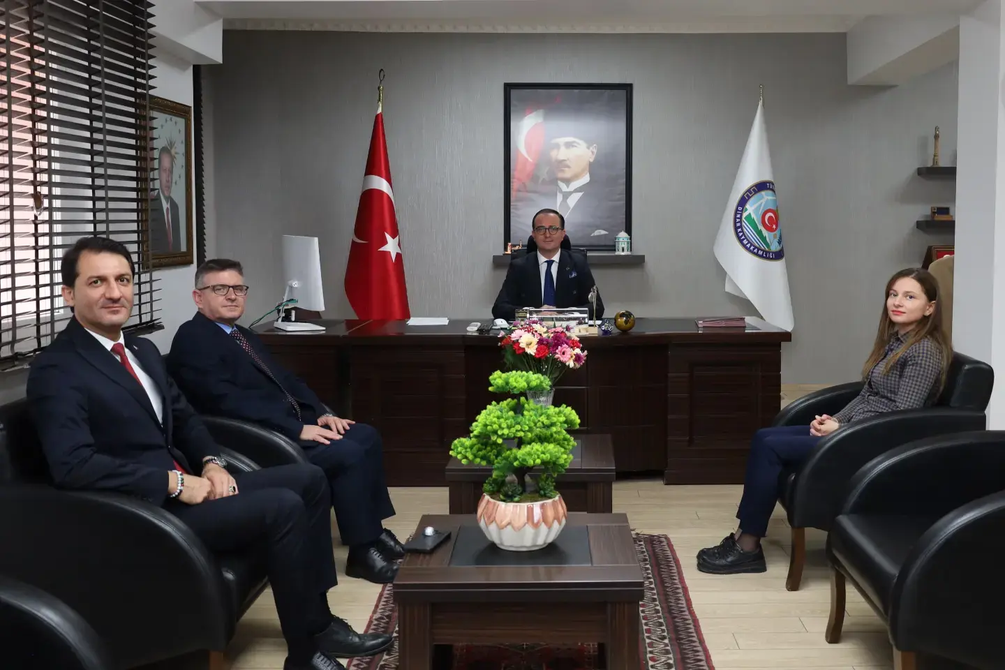 Dinar Kaymakamı Mehmet Naim Akgül Ziyaret Edildi