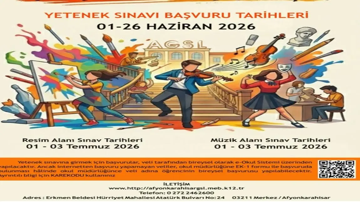 Emirdağ'da Yetenek Sınavı Kılavuzu Açıklandı