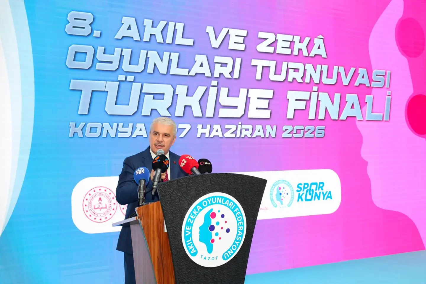 Konya'da Akıl ve Zekâ Oyunları Turnuvası düzenlendi
