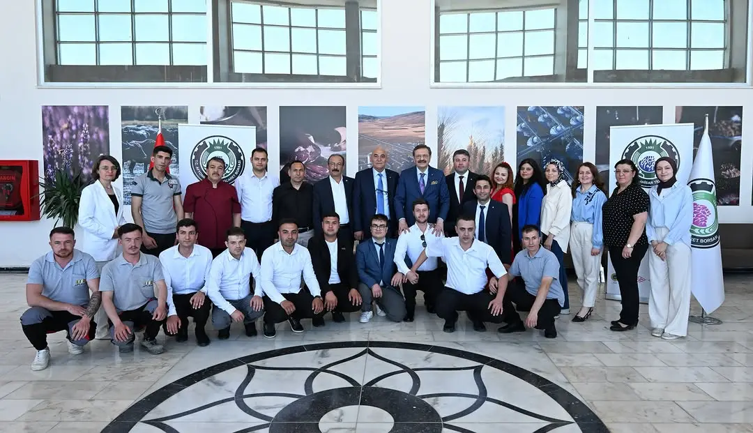 Afyonkarahisar Ticaret Borsası'na tebrik mesajı