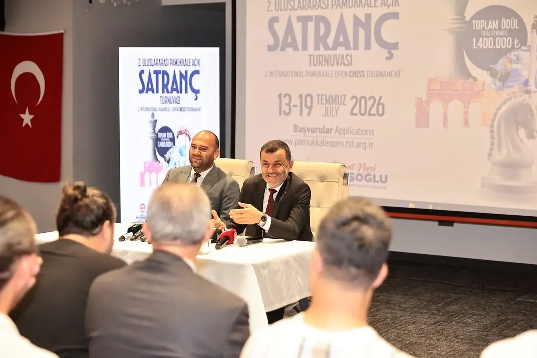 Denizli'de Uluslararası Satranç Turnuvası Düzenlenecek