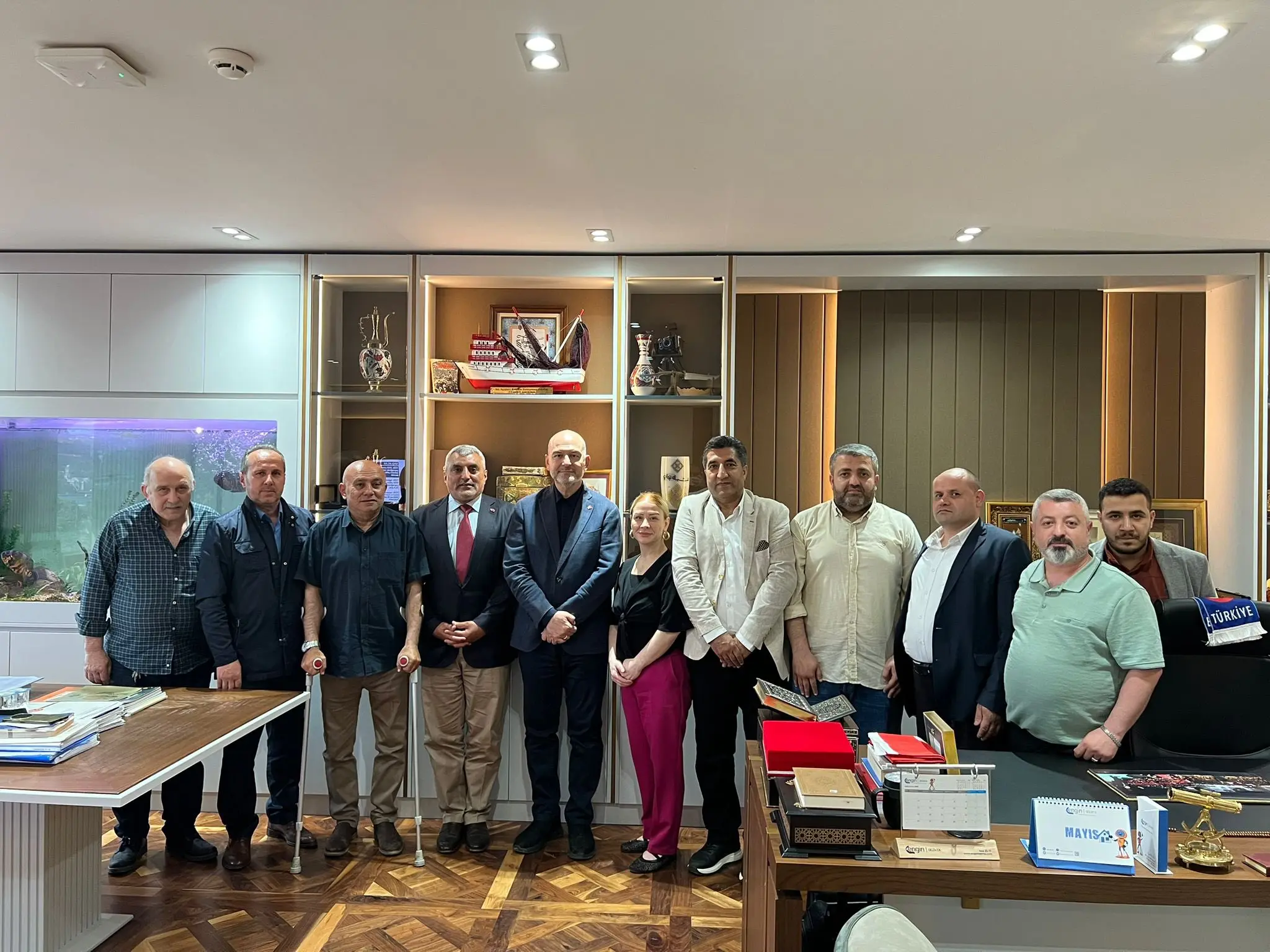 Gazilerden Ümraniye Esnaf Odası'na ziyaret
