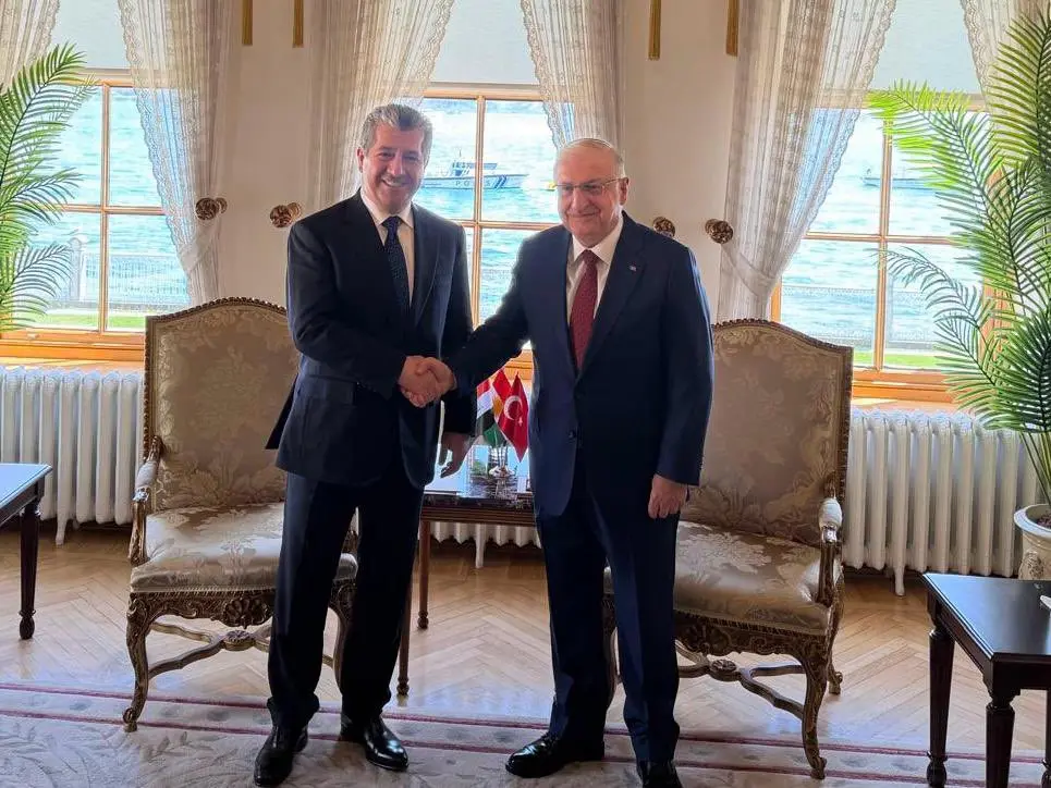 Yaşar Güler ve Mesrur Barzani İstanbul'da bir araya geldi