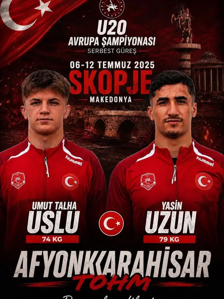 TOHM Sporcuları U20 Serbest Güreş Avrupa Şampiyonası’nda Türkiye’yi Temsil Edecek