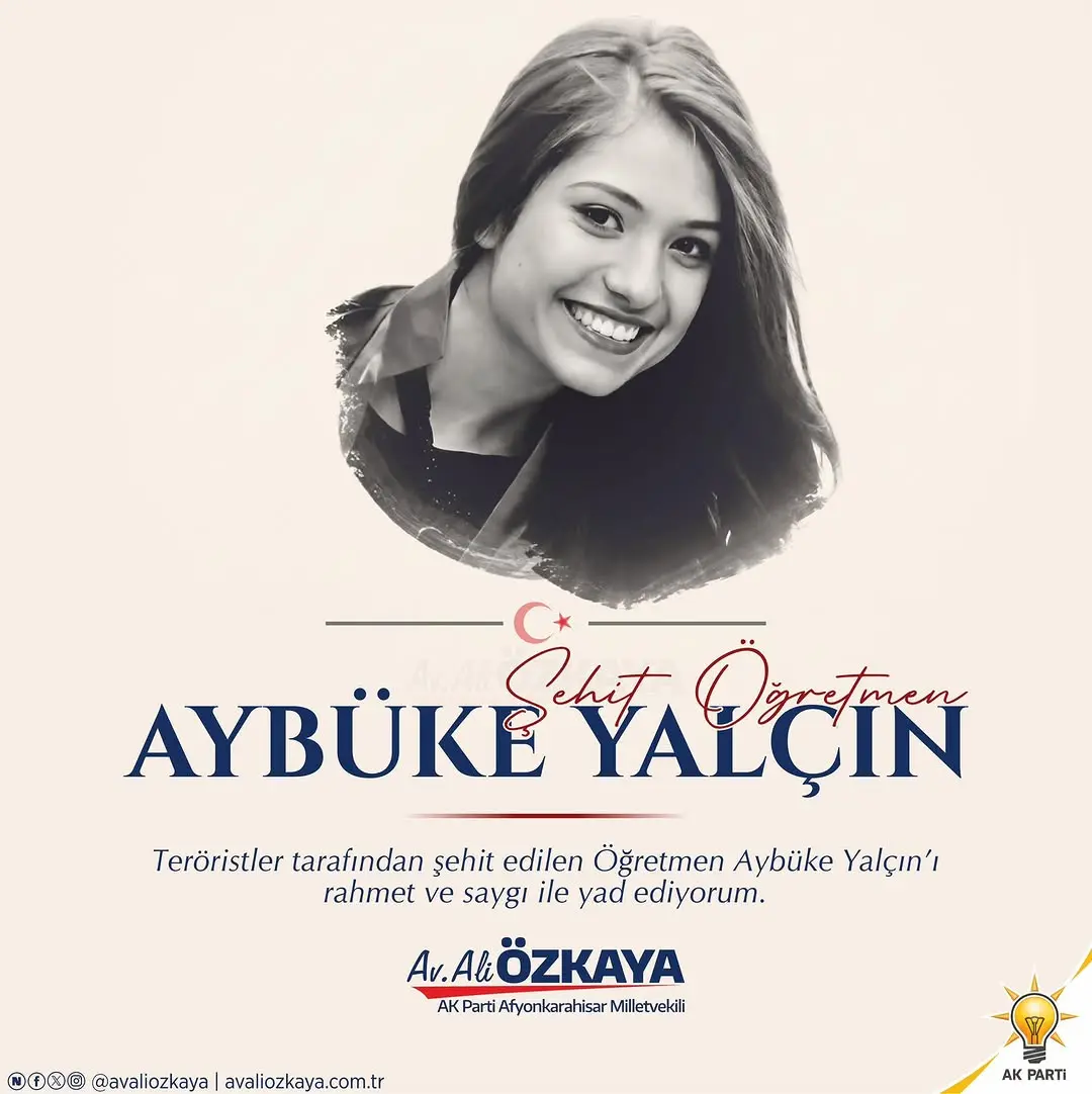 Şehit Öğretmen Aybüke Yalçın'ı Rahmetle Anıyoruz