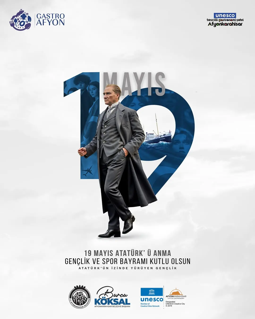 19 Mayıs 1919'da Yakılan Bağımsızlık Meşalesi Gençlerimizin Işığını Aydınlatmaya Devam Ediyor