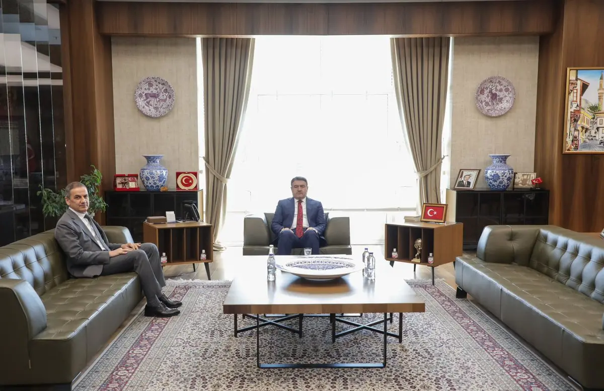 Kütahya Valisi, Gümrük Müdürü ile görüştü