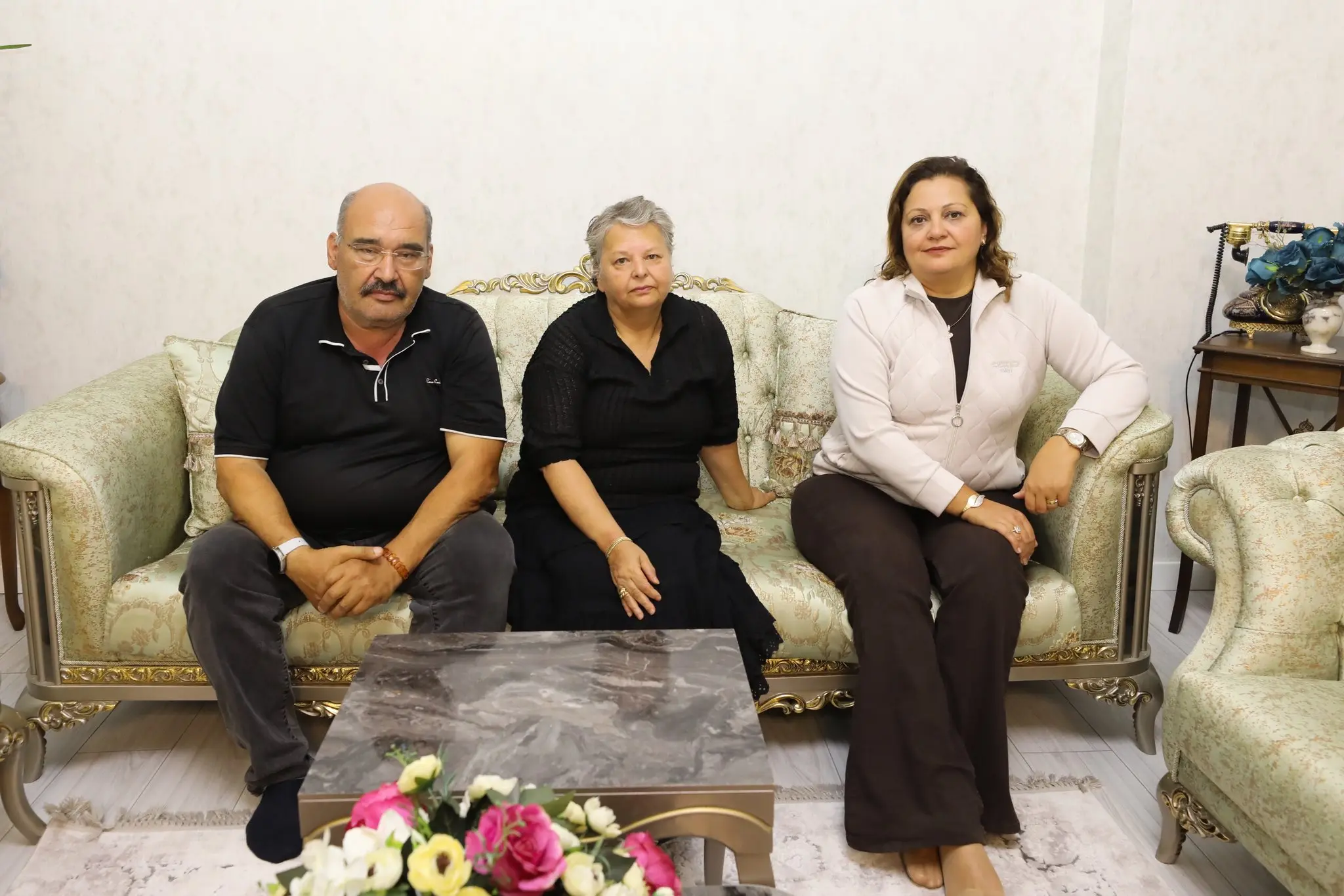 Erdal Balıbey'in annesi için taziye ziyareti