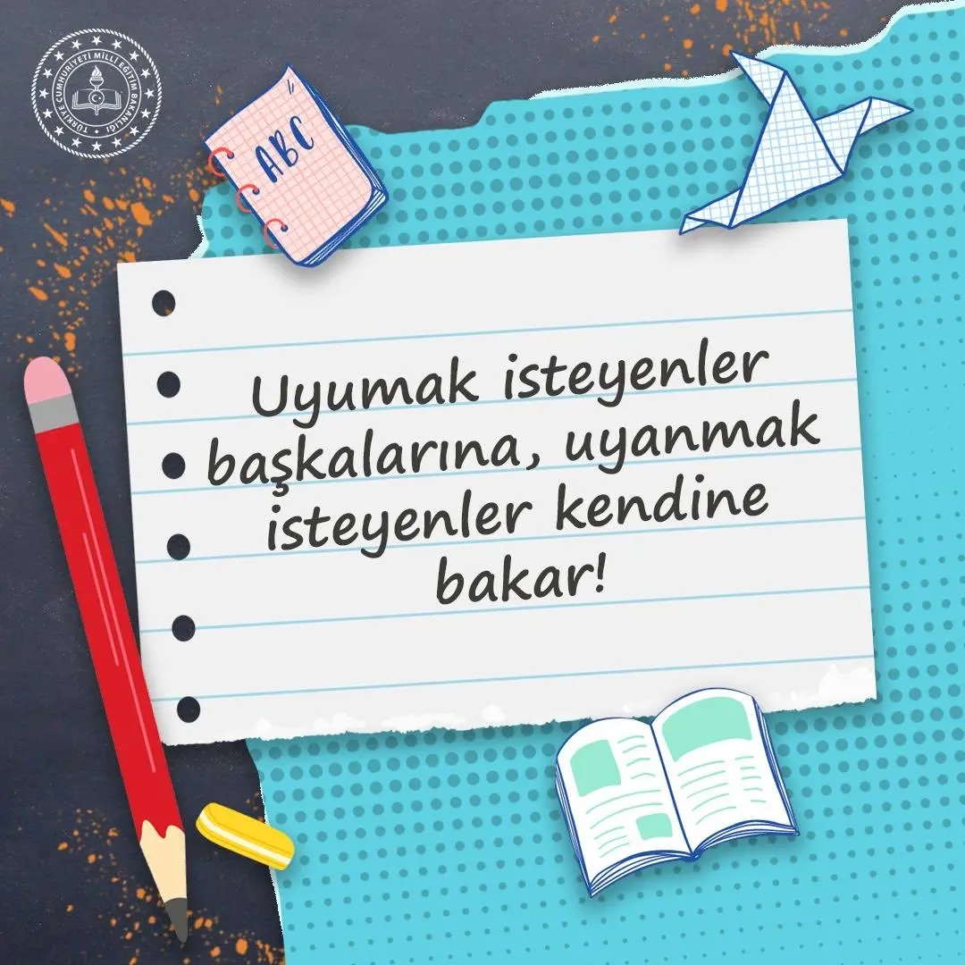 Maarif ailesine mutlu ve başarılı bir hafta dileği