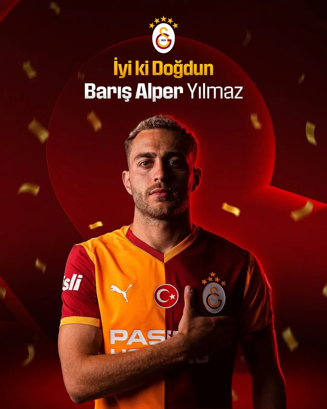Galatasaray Spor Kulübü'nden Barış Alper Yılmaz'a Doğum Günü Kutlaması