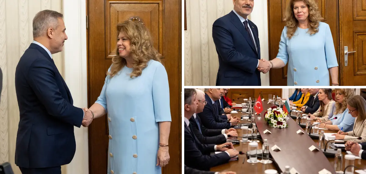 Hakan Fidan, Bulgaristan Cumhurbaşkanı Yotova ile görüştü
