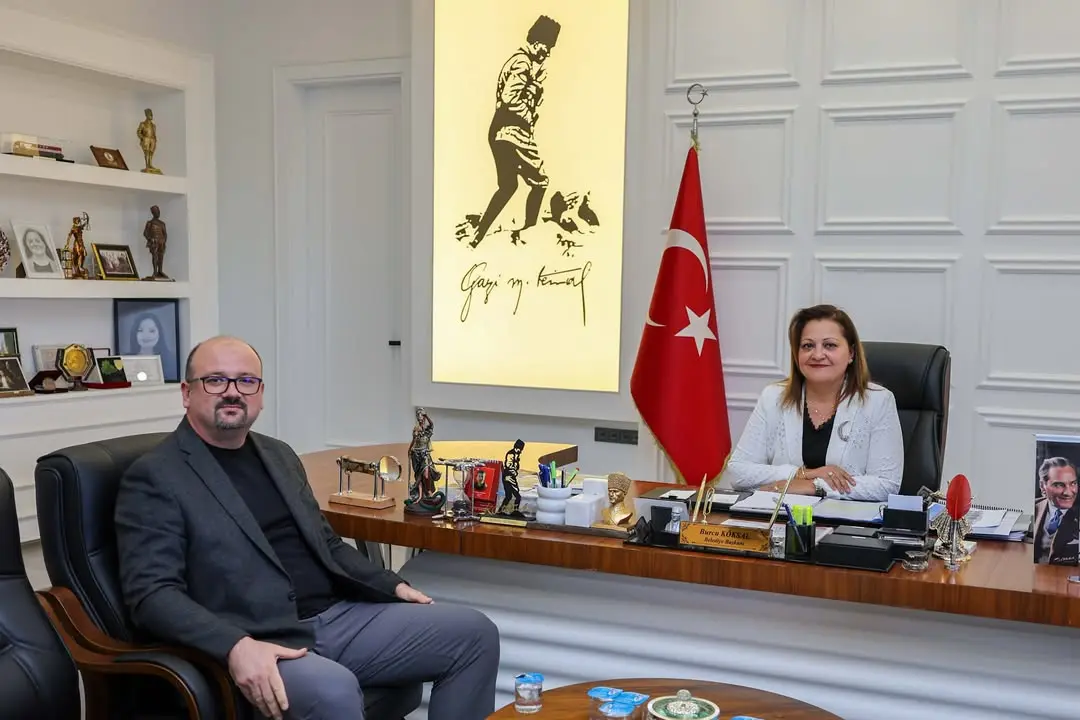 Afyonkarahisar Belediye Başkanı Burcu Köksal, Zafer Havalimanı İşletme Müdürü Rıfat Atasoy ile Görüş Alışverişinde Bulundu
