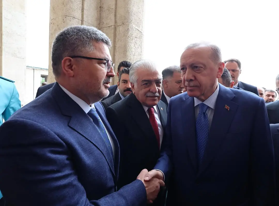 Ak Parti Grup Toplantısı İçin TBMM'ye Gelen Dünya Lideri Sn. Cumhurbaşkanı Karşılandı