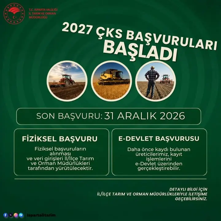 2027 ÇKS başvuruları başladı