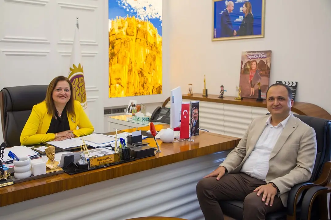 Avukat Fatih Beder, belediyede ağırlandı