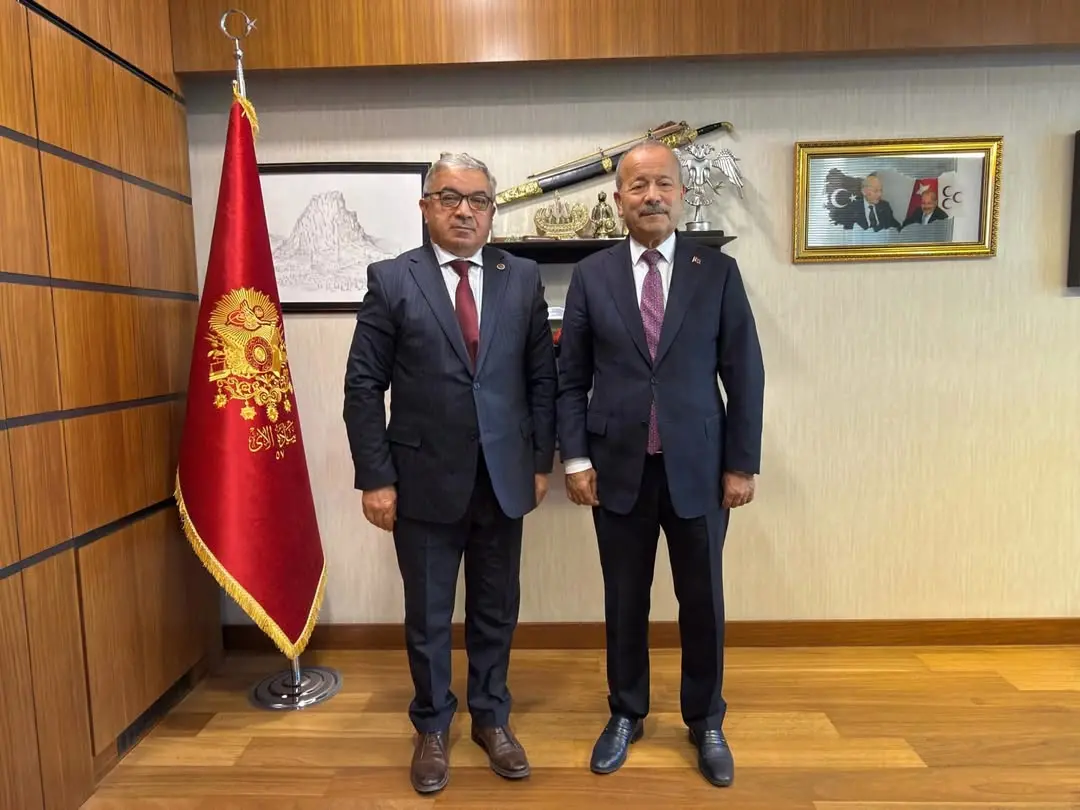 Şuhut Belediye Başkanı Muhuttin Özaşkın, MHP Afyonkarahisar Milletvekili Mehmet Taytak'ı Ziyaret Etti
