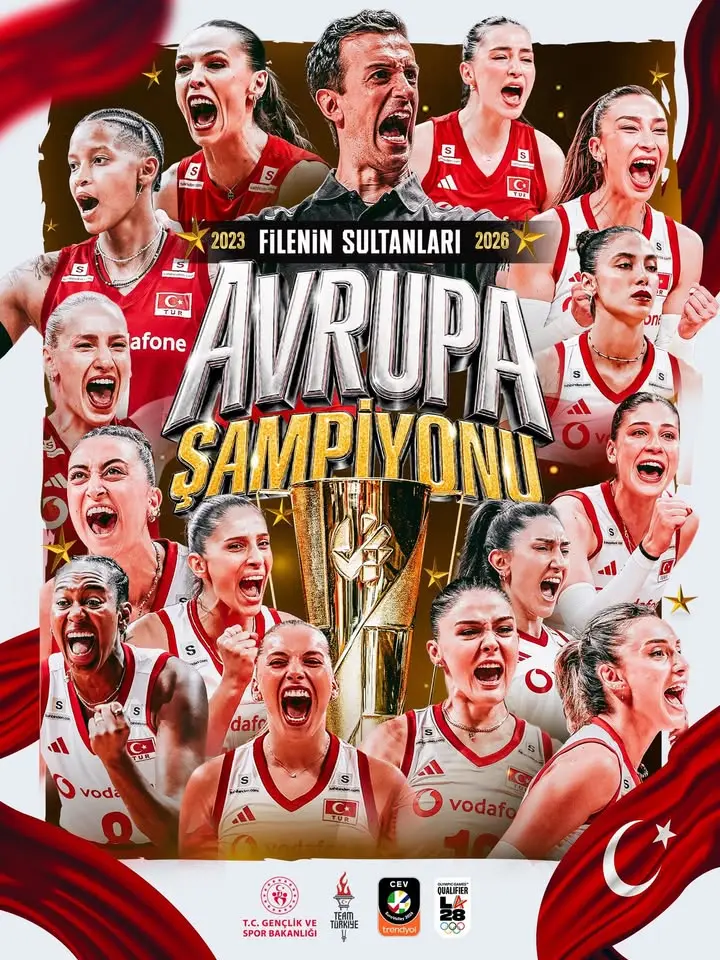 Filenin Sultanları Üst Üste İkinci Kez Avrupa Şampiyonu!