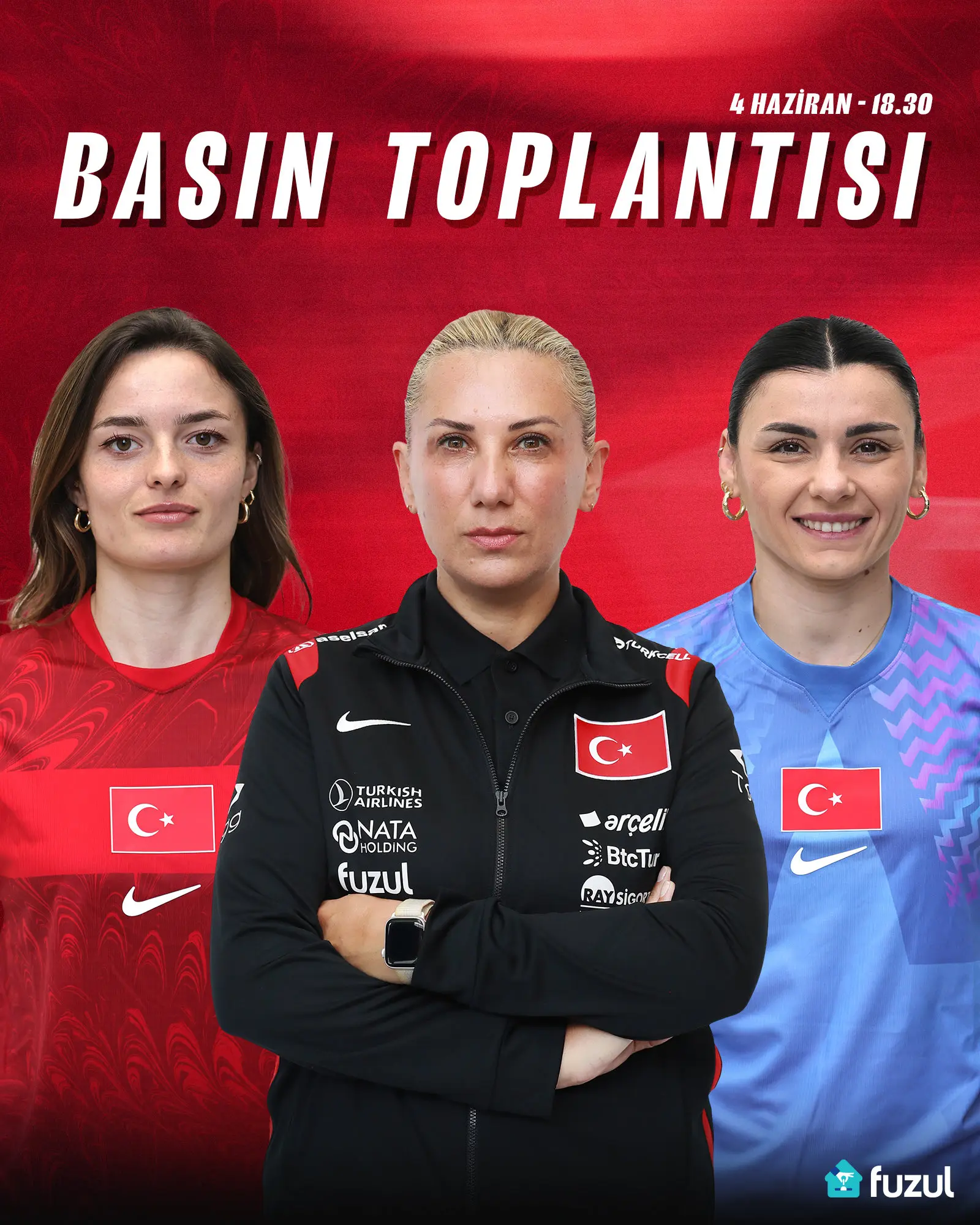 Kadın Milli Takımı için basın toplantısı düzenlenecek