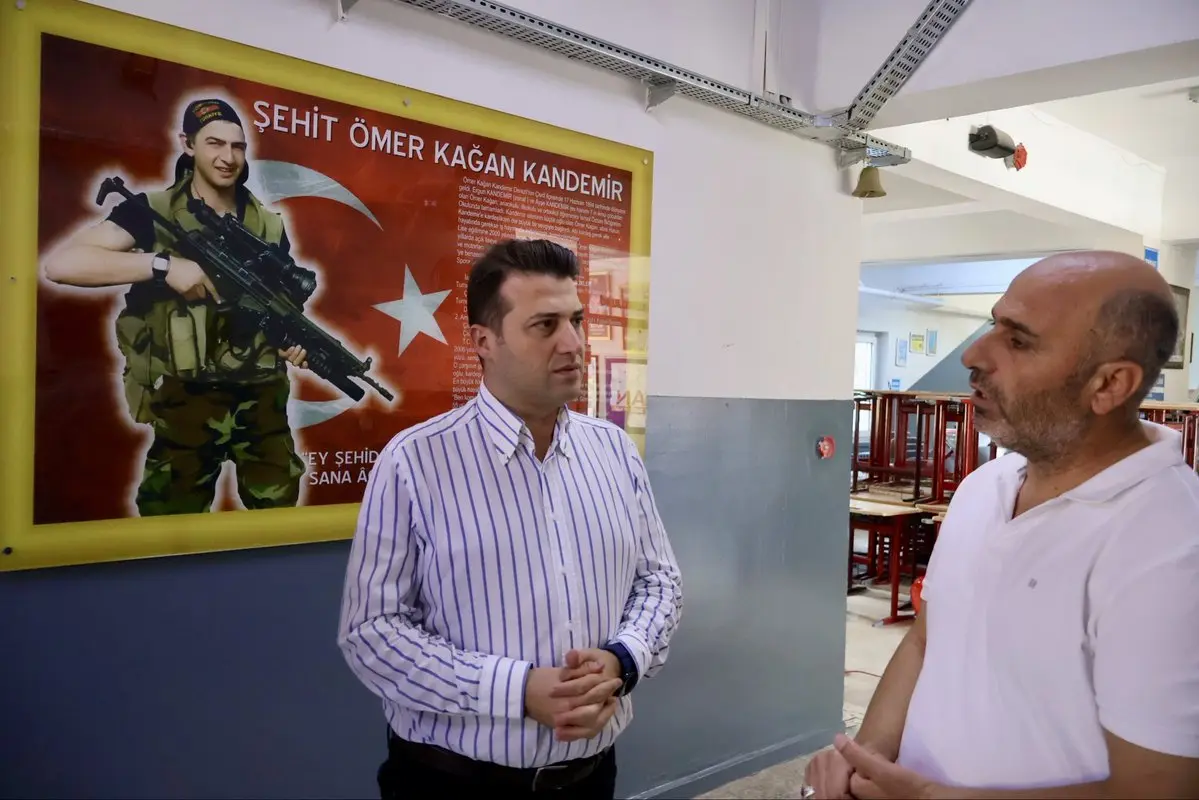 Kaymakam, Okul Tadilatını Yerinde İnceledi