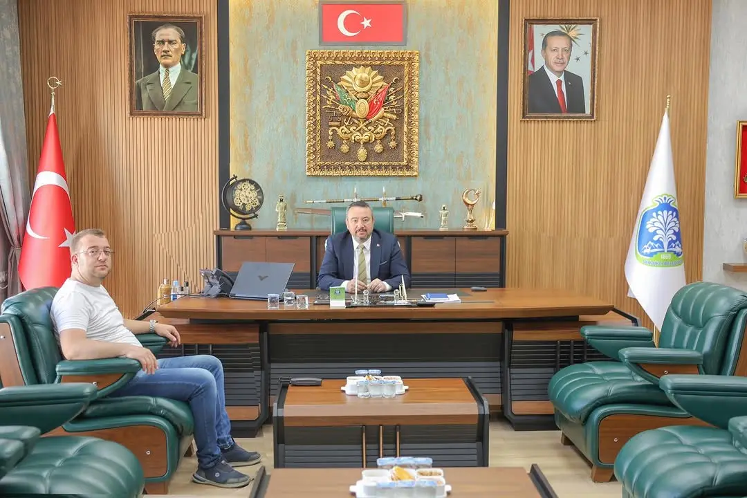 Muhtar Koç, Başkan Öztaş'ı Ziyaret Etti