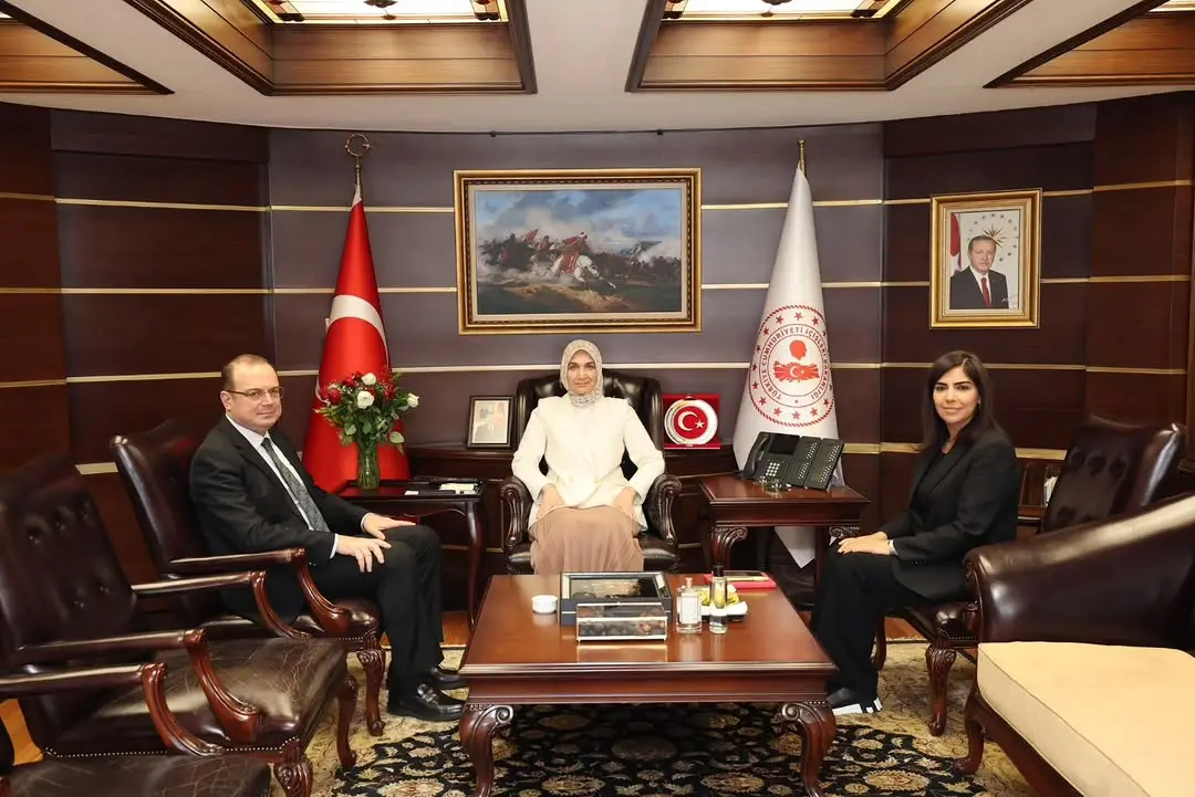 İçişleri Bakan Yardımcısı Doç. Dr. Kübra Güran Yiğitbaşı, TGRT Ankara Temsilcisi Fatih Atik'le Görüştü