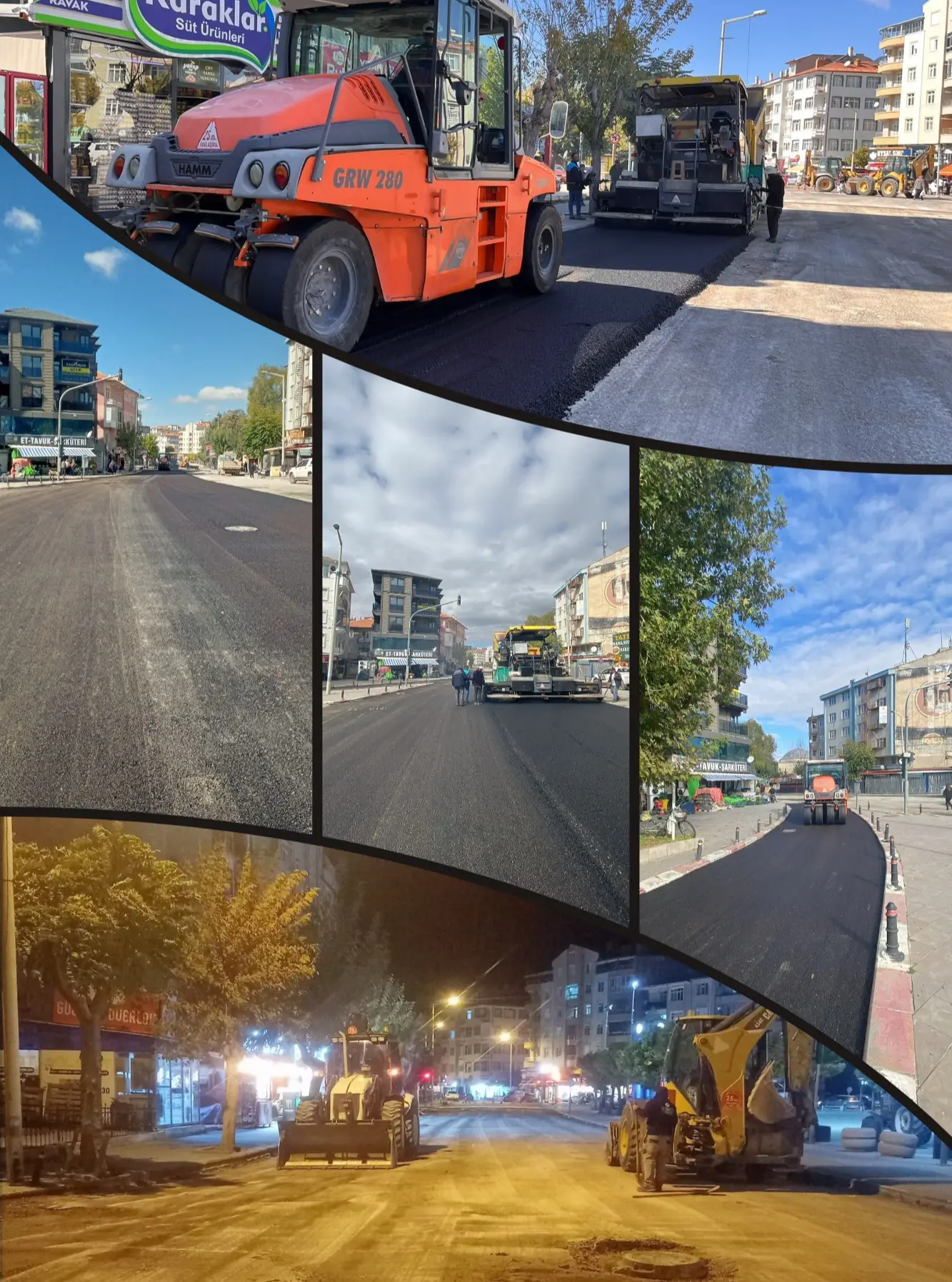 Karaman'da Asfalt Çalışmaları Devam Ediyor