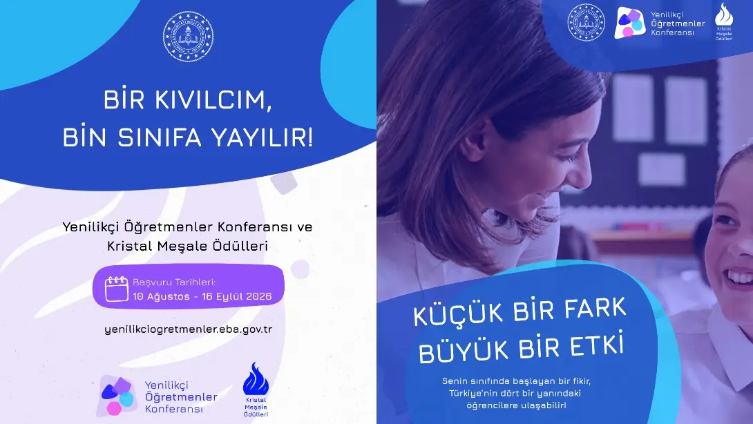 Yenilikçi Öğretmenler Konferansı Başvuruları Devam Ediyor