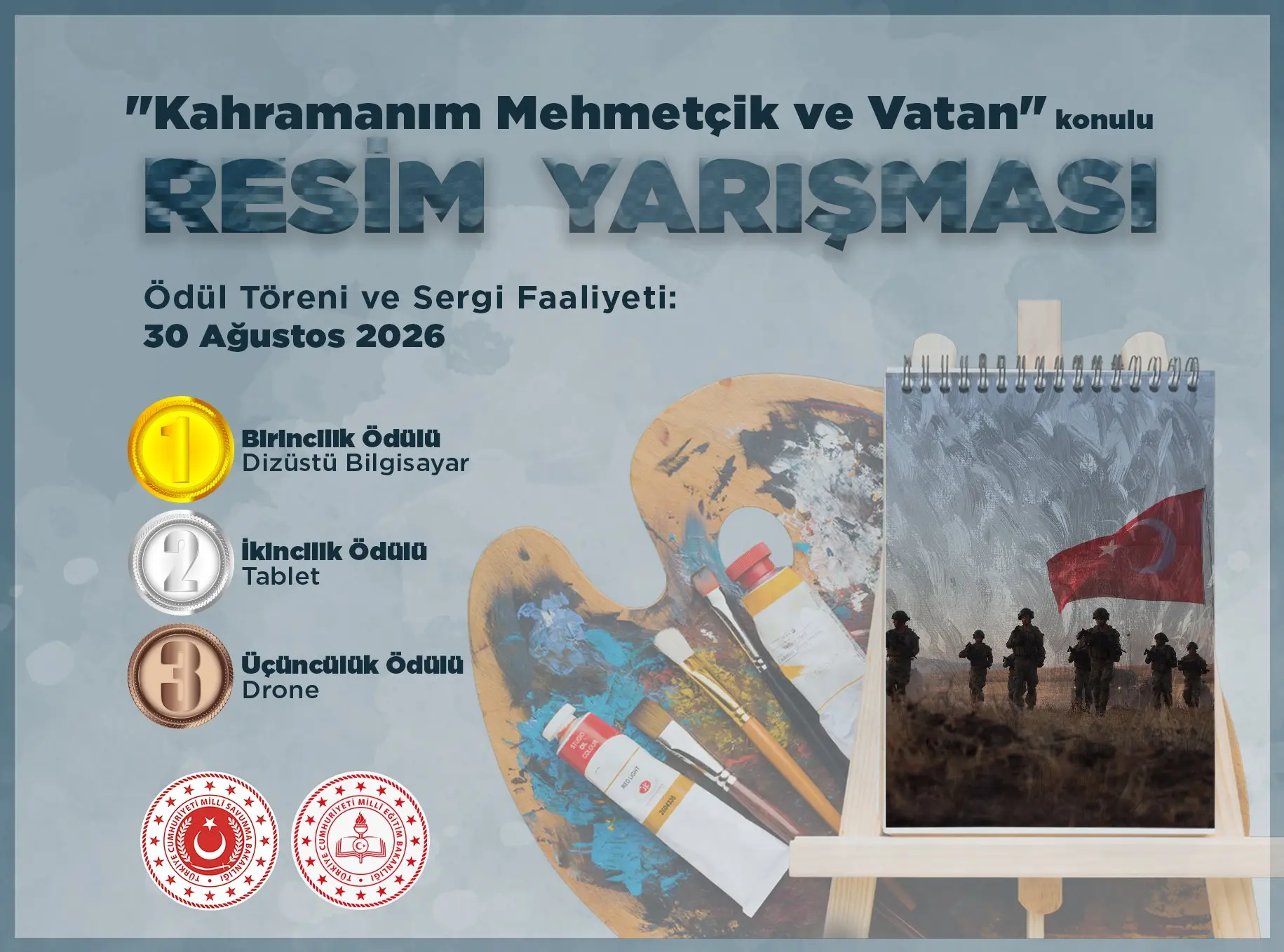 Resim yarışması ile Mehmetçik'e sevgi ifade edilecek