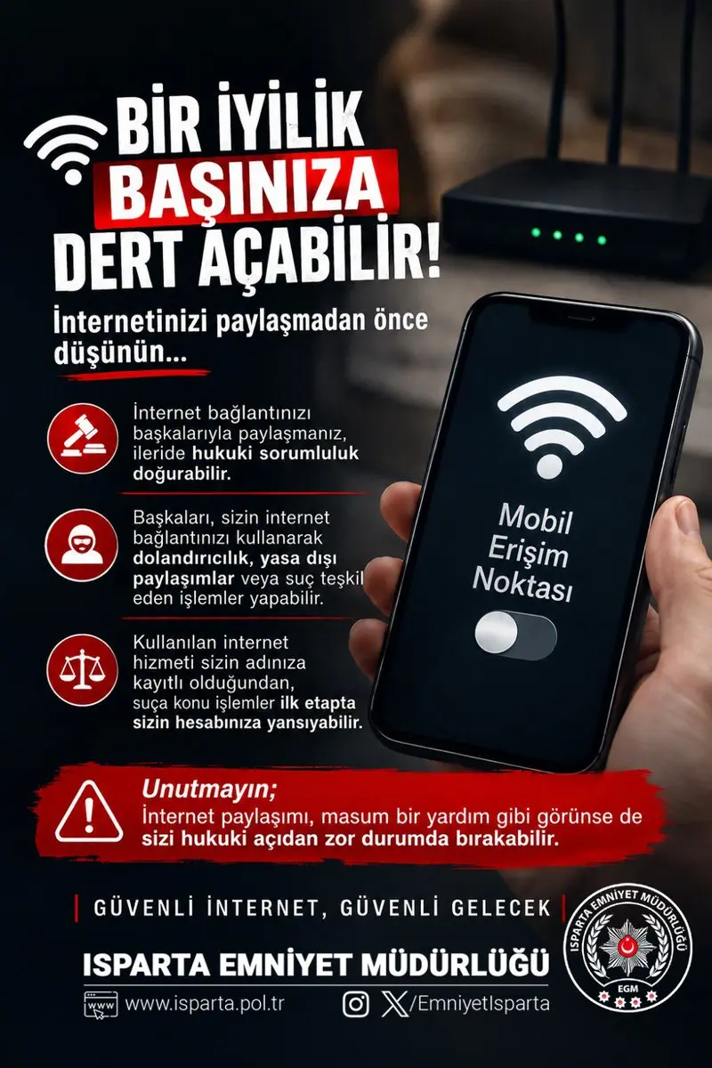 İnternet Güvenliği İçin Uyarılar Geldi