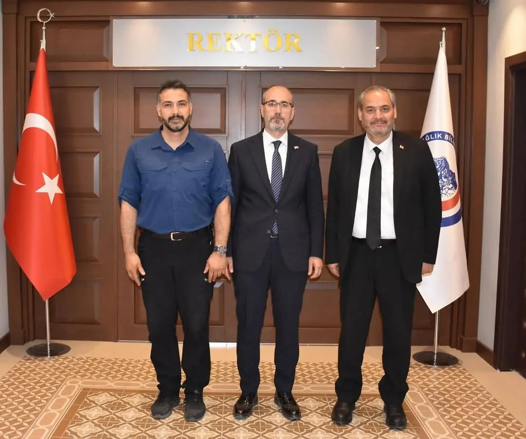Rektör Adem Aslan, İl Sağlık Müdürü'nü Ağırladı