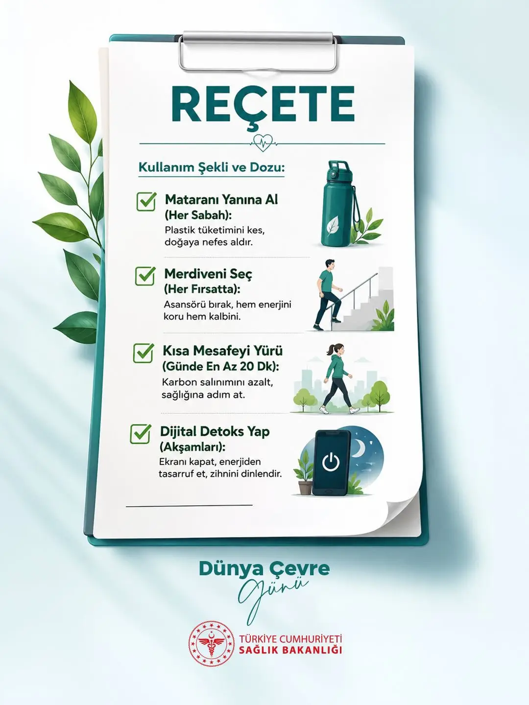 Dünya Çevre Günü'nde doğa için öneriler