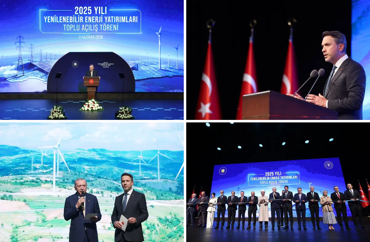 2025 Yenilenebilir Enerji Yatırımları Açılış Töreni Gerçekleşti