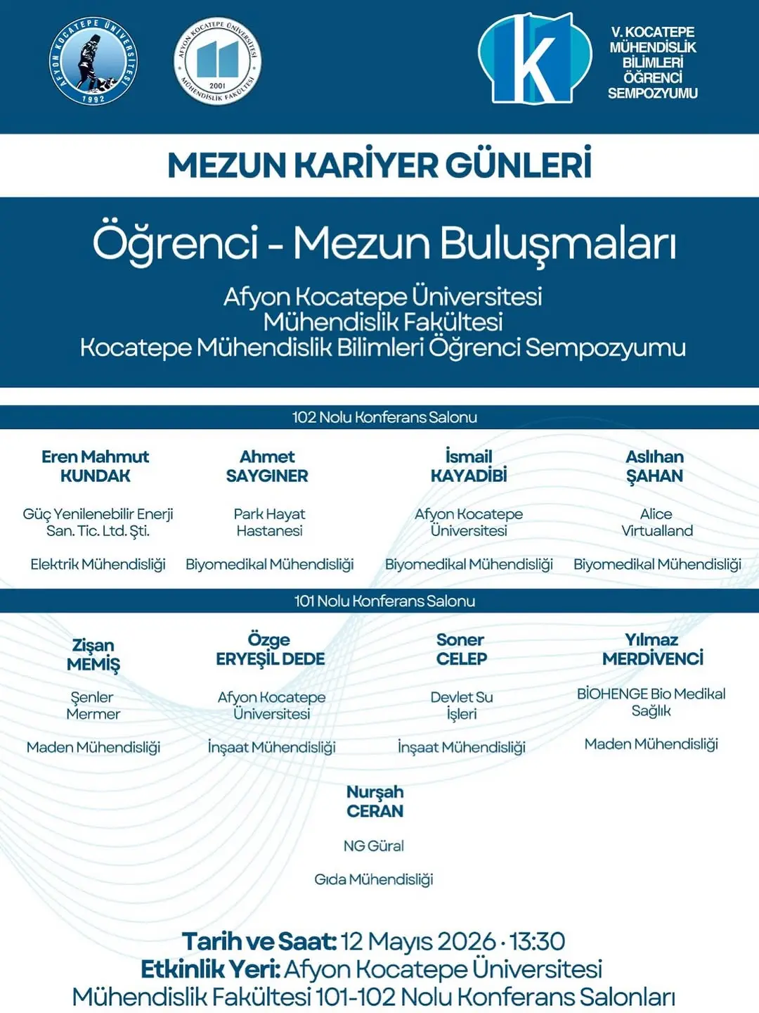 Afyon Kocatepe Üniversitesi'nde Bugün: Mezun Kariyer Günleri