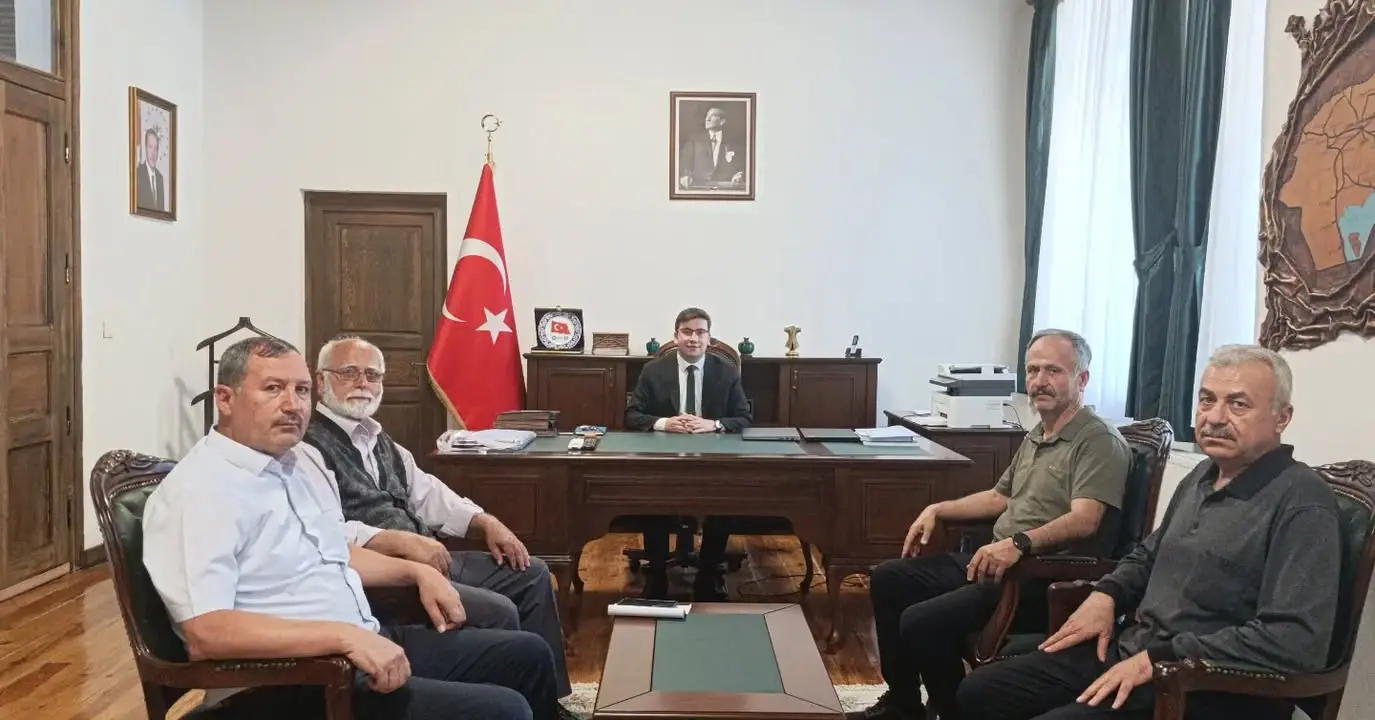 Kaymakam Yasin Uzuner'e hayırlı olsun ziyareti