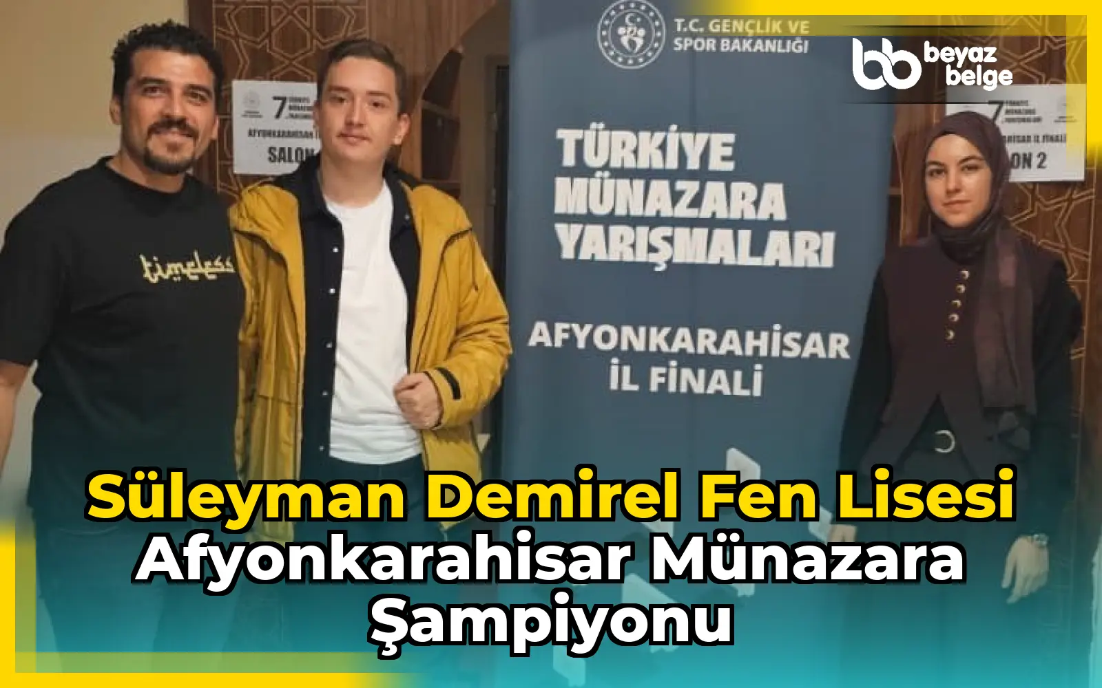 Süleyman Demirel Fen Lisesi Afyonkarahisar Münazara Şampiyonu