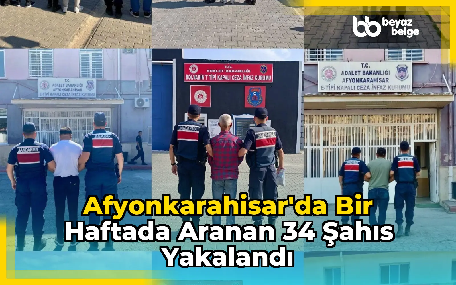 Afyonkarahisar'da Bir Haftada Aranan 34 Şahıs Yakalandı