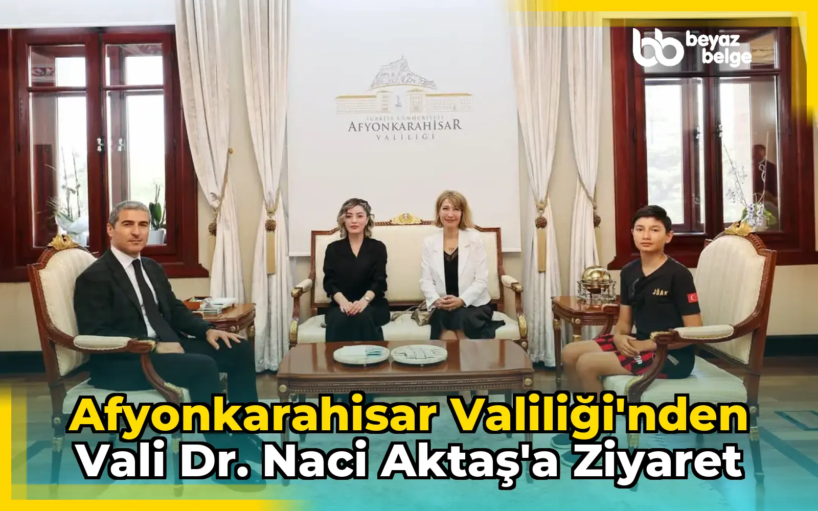 Afyonkarahisar Valiliği'nden Vali Dr. Naci Aktaş'a Ziyaret
