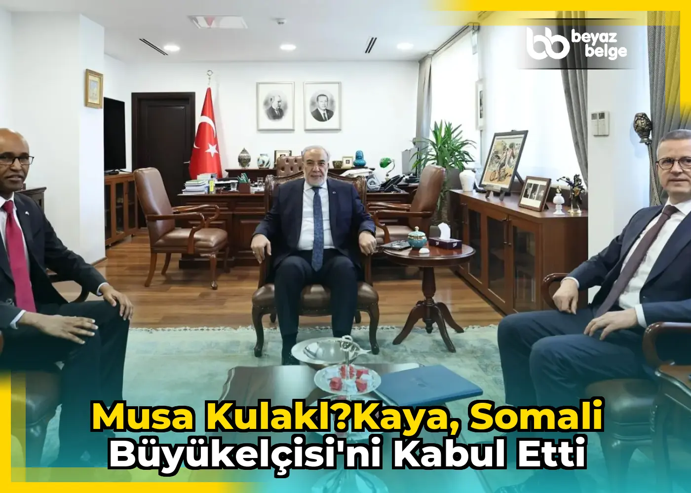 Musa Kulakl?kaya, Somali Büyükelçisi'ni kabul etti